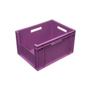 กล่องเก็บของอุตสาหกรรมแบบแข็ง KT 4322-2 ผลิตจากพลาสติกบริสุทธิ์ รีไซเคิลได้ - Product Image 1