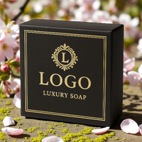 Luxus umwelt freundliche Papier box mit individuellem Druck für Seifen kosmetik Parfüm Kerze & Geschenk verpackung