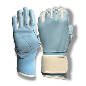 Gants de frappe de baseball en cuir à manchette longue rouge noir personnalisés de nouvelle conception pour un confort et une durabilité ultimes - Product Image 6