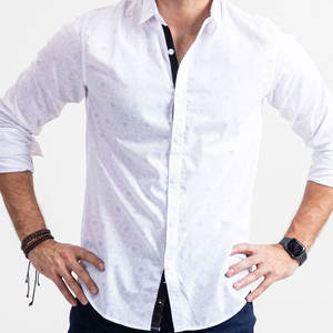 Customizable Color O-Neck Long Sleeve <b>Button</b>-Down <b>Shirt</b> in All Sizes - Product Image 5