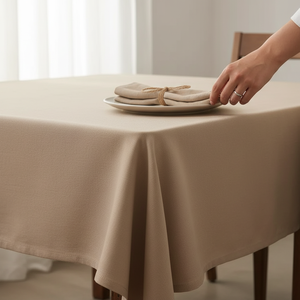 Premium Duck Cloth Luxury <b>Tablecloth</b>-Waterproof Eco-Friendly Strong Long Lasting Minimalist Design for Rustic Weddings Farmhouse - Product Image 3