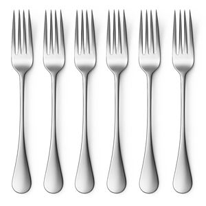 Tenedores de mesa Manemi, 20 piezas, 2.65 cm, acero inoxidable, duraderos, modernos, de lujo, para fiestas. - Product Image 1