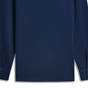 Polo de Rugby de 100% algodón para hombre, personalizable, sólido, mostaza, cuello en contraste, respetuoso con el medio ambiente, diseño teñido liso, Polo de Rugby - Product Image 6