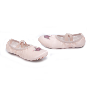 รองเท้าแตะบัลเล่ต์ผ้าแคนวาสสำหรับผู้หญิงรองเท้าสำหรับผู้ใหญ่รองเท้าหนังสำหรับฝึกซ้อมเต้นยิมนาสติกยิมนาสติก - Product Image 3