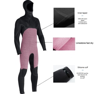 Venta al por mayor de trajes húmedos con cremallera en el pecho y logotipo 4/3 personalizado para hombres, traje de neopreno Yamamoto para surf acuático y buceo con logotipo impreso - Product Image 6
