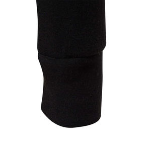 เสื้อฮู้ดสตรีทโอเวอร์ไซส์ผู้ชายแฟชั่นฤดูหนาวมีซิปแผงตัดกันวัสดุผ้าฝ้ายปักโลโก้พลอยเทียม - Product Image 6