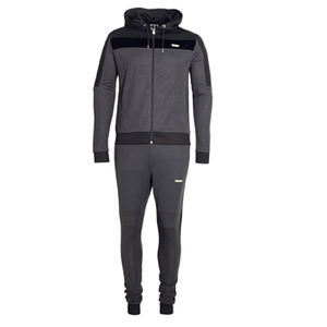 Ensemble de survêtement deux pièces en molleton 340 GSM 100% coton, sweat-shirt et pantalon de jogging unisexe, respirant pour l'hiver - Product Image 4