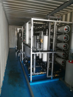 Dispositif de machine de dessalement d'eau de mer d'eau de mer de conteneur Machine de dessalement d'eau de mer portative pour l'irrigation de ferme
