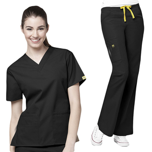 Costumes uniformes respirants anti-rides pour hôpitaux Vendeurs de gommage médical facile à laver Costumes uniformes chirurgicaux pour femmes - Product Image 4