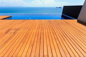 Decking in <span class=keywords><strong>legno</strong></span> duro da giardino <span class=keywords><strong>Iroko</strong></span> esterno impermeabile e a prova <span class=keywords><strong>di</strong></span> insetti in <span class=keywords><strong>legno</strong></span> naturale <span class=keywords><strong>di</strong></span> Teak - Product Image 2