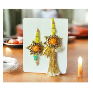 Etiqueta personalizada de calidad de lujo Rakhi para minoristas de comercio electrónico Drop-Shipping y etiqueta blanca Lista para la venta - Product Image 1