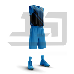 Ensemble de maillots et shorts imprimés pour équipes de basketball professionnelles – Idéal pour l'entraînement, les ligues, les tournois et les matchs de championnat – 100 % polyester - Product Image 3