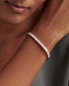 Regal Baguette Round Diamond Cushion <b>Bangle</b> 2.14 Ct Natural Diamond G-H Color VS-SI Clarity 14K <b>Solid</b> <b>Gold</b> Statement Wedding - Product Image 3