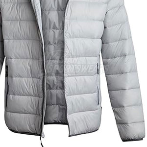 Best Selling Winter Warm Fashion Outdoor Casual Insulated Breathable Eco-Friendly Hooded Men's Front Logo Premium Urban Puffer - Product Image 3
