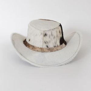 Sombreros de Vaquero Clásicos de Cuero Vacuno, Material Sólido de Alta Calidad, Unisex, Sombrero Occidental Profesional - Product Image 3