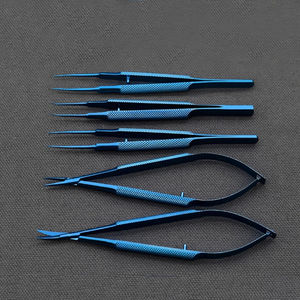 Tijeras Microquirúrgicas Castroviejo Oftálmicas Profesionales QNQ para Membrana de Cápsula Corneal, Acero Inoxidable, Instrumento Manual de Alta Calidad - Product Image 3