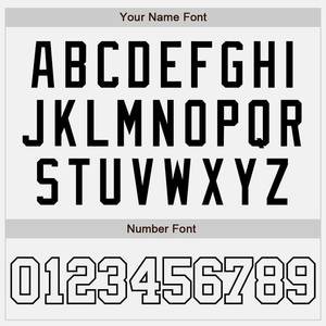 Camiseta de béisbol auténtica blanca y negra personalizada - Product Image 5