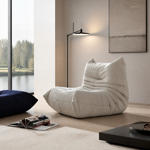 Canapé moderne <span class=keywords><strong>Togo</strong></span> Caterpillar, fauteuil simple en tissu de luxe, pouf paresseux avec compression sous vide pour salon - Product Image 3