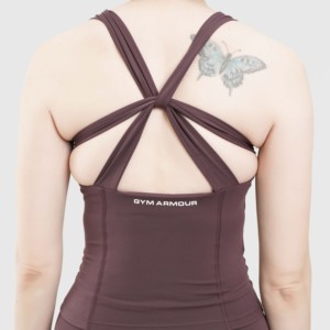 Gilet de sport Burgundy Pro pour les entraînements, tissu tricoté respirant - Product Image 5