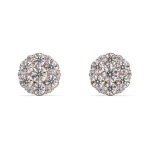 Boucles d'oreilles en diamant de mode d'approvisionnement direct d'usine pour la fête de mariage ou l'usage quotidien disponibles pour la vente au détail de commerce électronique - Product Image 1