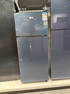 Réfrigérateur compact à congélateur supérieur avec 2 portes vitrées, 112 L, fonctionnement silencieux - Product Image 5