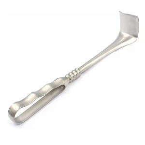 Retractor Richardson de 7,62 cm, mango de agarre y mango de bucle hueco, Retractor de pecho o abdominal de hoja curva, aprobado por CE ISO - Product Image 1