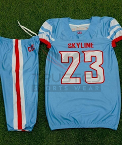 Vêtements de sport fabriqués au Pakistan en 2025, uniforme de football américain, short, séchage rapide, respirant, nouveau design, durable, service OEM - Product Image 3