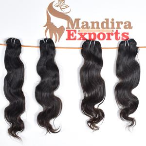 Extensions de cheveux Remy indiens vierges 100% Vendeur de cheveux de temple de meilleure qualité Styles Bodywave non traités Nouvelles extensions de cheveux humains - Product Image 3