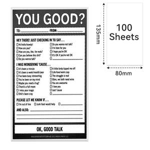 Phomemo กระดาษความร้อน80x135มม. สีขาว cardstock สำหรับ M03 100แผ่นสติกเกอร์อื่นๆ - Product Image 4