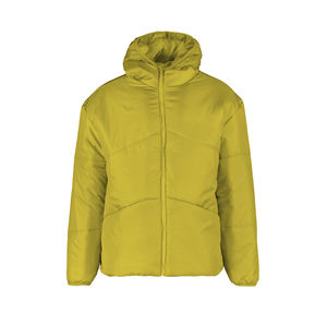 Chaqueta de plumón para hombre de invierno 2025 con logotipo personalizado y capucha hinchada, diseño de burbujas gruesas, tela de lona con cuello levantado - Product Image 5