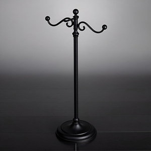 Juego de accesorios de baño de acero inoxidable, juego de toallero colgante de pared negro mate, toallero de baño - Product Image 2