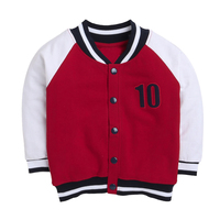 Blouson universitaire en toile pour garçons, personnalisable avec broderie et impression, unisexe pour enfants, hiver, extérieur, décontracté, vintage, respirant, devant