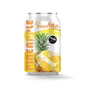 INTERFRESH Tropical Fruit Juice Brand 330ml Pineapple Fruit Juice drink Free Sample Fruit Juice Factory Price OEM Manufacture