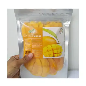 Сушеные нарезки манго, мягкие жевательные фруктовые закуски, Премиум качество, без сахара, мягкие сушеные манго, лучшая закуска для диеты