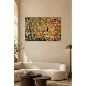 Impression sur toile Fida Klimt Arbre de vie en spirale dorée - Product Image 3