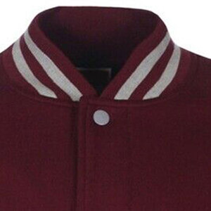 Men's High Street Style Casual Winter <b>Jackets</b> Solid Color Canvas Breathable <b>Mandarin</b> <b>Collar</b> Letterman Design - Product Image 6