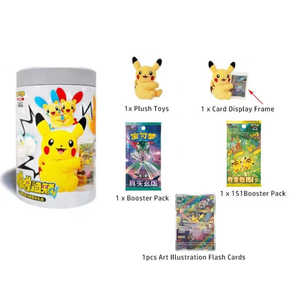 Magic Monster Market Pokemoned TCG Chinese SC Nuzzle Cheeks Plush Toy Bulk Sealed Cases (6 Per Case) Plastic Material Hot - Product Image 3