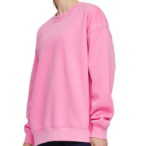 Vêtements pour femmes Automne et hiver Femme décontractée Couleur unie Sweat-shirt à fente Manches longues Hauts Sweat-shirt à capuche pour femmes Vente en gros - Product Image 6