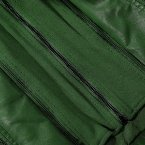 Chaqueta de Cuero Genuino para Mujer, Superventas de Invierno, Diseño Personalizado, Color Plus, Transpirable, con Capucha, Forro de Spandex, Logotipo Personalizado - Product Image 6