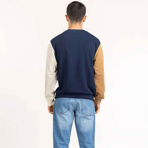 Sudadera de Cuello Redondo para Hombre, 100% Algodón, Invierno, Logotipo Personalizado, Bordado 3D, Ecológica, Transpirable, Alta Calidad, Lista para Exportar - Product Image 4