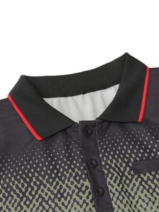 Polos de golf manches courtes homme respirants légers Polos de golf personnalisés imprimés par sublimation - Product Image 4