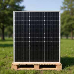แผงโซลาร์เซลล์แบบโมโนคริสตัลไลน์ชนิด N กำลังไฟ 550W-560W ขนาดเซลล์ 210 มม. กระจกด้านหน้า บรรจุในพาเลท - Product Image 3