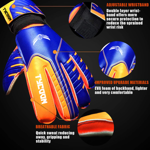ขาย Top Goal Keeper ถุงมือมืออาชีพยางวัสดุเด็กกีฬาฟุตซอลผู้รักษาประตูฟุตบอล - Product Image 2