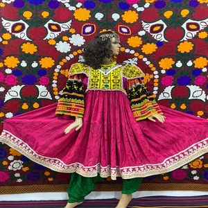 100 por ciento de alta calidad mujeres hechas a mano Vintage afgano KUCHI vestidos 3 piezas mujeres afganas conjuntos hechos a mano vestidos de fiesta - Product Image 2