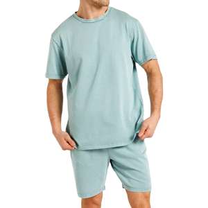 Men s Custom Summer Jogger <b>Set</b> <b>Short</b> Sleeve Streetwear <b>T</b> <b>Shirt</b> & Printed <b>Shorts</b> 2 Piece Outfit 026 - Product Image 1