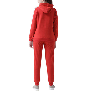 Chándal de Algodón 100% de Primera Calidad para Mujer con Sudadera con Cremallera y Pantalones Transpirables y Resistentes al Viento con Logotipo Personalizado - Product Image 4