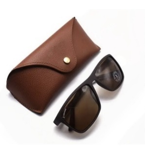 Estuche Rígido Cuadrado para Gafas de Sol, Hecho a Mano en PU, con Logotipo Personalizado y Protección para Lentes - Product Image 3