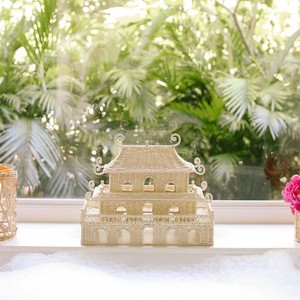 ศาลาหวายทรงสี่เหลี่ยมผืนผ้า ดีไซน์โดดเด่น หลังคาศาลาหวายสวยงาม เหมาะสำหรับตกแต่งโต๊ะและทางเข้า - Product Image 3