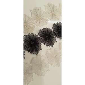 Adorno de encaje bordado hecho a máquina duradero al por mayor para fábricas de prendas de vestir y textiles a gran escala - Product Image 4