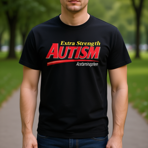 T-shirt promozionale extra resistente con meme sull'autismo - Product Image 3
